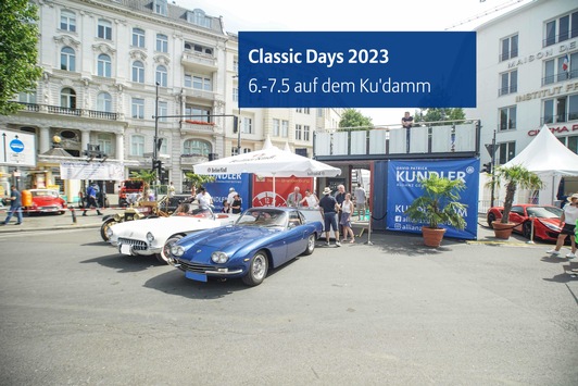 Allianz Generalvertretung David Patrick Kundler ist Hauptsponsor der Classic Days Berlin 2023