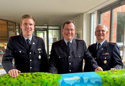 FW Osterholz-Scharm.: Neue Führung der Stadtfeuerwehr Osterholz-Scharmbeck