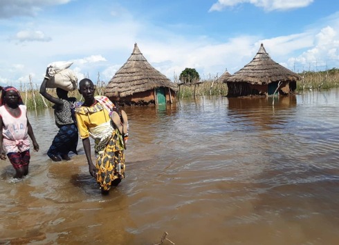 Hilfsorganisation warnt: Hunderttausende Menschen fliehen vor Überschwemmungen im Südsudan