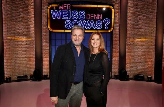 Das Comedy-Duell: Esther Schweins und Stefan Jürgens bei „Wer weiß denn sowas?“- Das Wissensquiz vom 3. bis 7. April 2023, um 18:00 Uhr im Ersten
