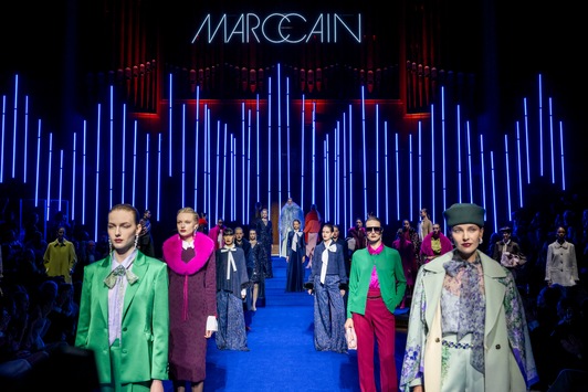 Marc Cain gibt den Takt vor auf der Fashion Week: Mode, die nachhallt