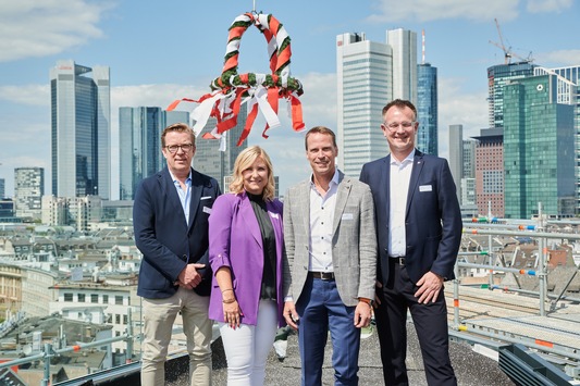 QUEST und Competo feiern Richtfest für neue Nestlé-Zentrale in Frankfurt