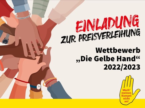 GELBE HAND: Wettbewerb 2023 // Preisverleihung am 31. März in Würzburg