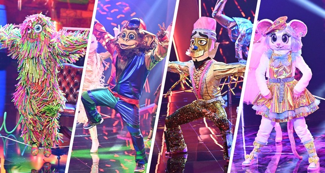 Wer tanzt als AFFE, BUNTSTIFT, MAUS und ZOTTEL? Im #MaskedDancer-Finale am Donnerstag fallen vier Masken