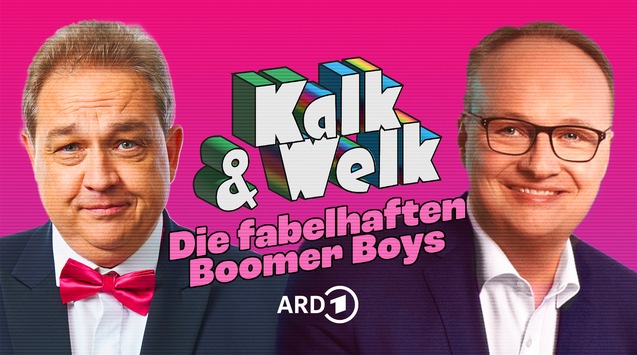 Oliver Kalkofe und Oliver Welke in „Kalk & Welk. Die fabelhaften Boomer Boys“: neuer Podcast ab 19. September in der ARD Audiothek
