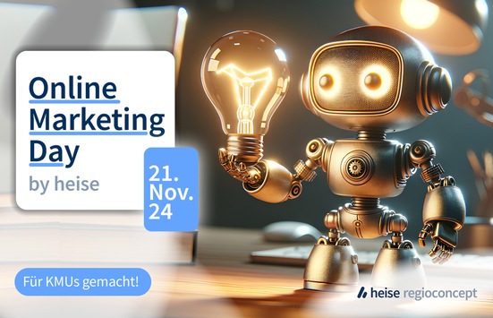 Online Marketing Day by heise: Digitales Know-how für KMU / Marketing-Spezialisten teilen Wissen im Medienhaus
