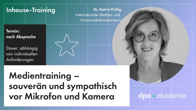 Medientraining für Führungskräfte: Souverän vor Mikrofon und Kamera