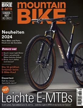 Sonderheft MOUNTAINBIKE für E-MTB: Neue Generation Light-E-Bikes im Test