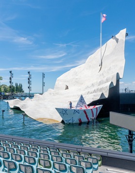 Spektakuläres Bühnenbild bei den Bregenzer Festspielen 2022