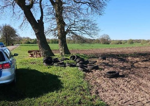 POL-DEL: Landkreis Oldenburg: 32 illegal entsorgte Reifen +++ Zeugenaufruf