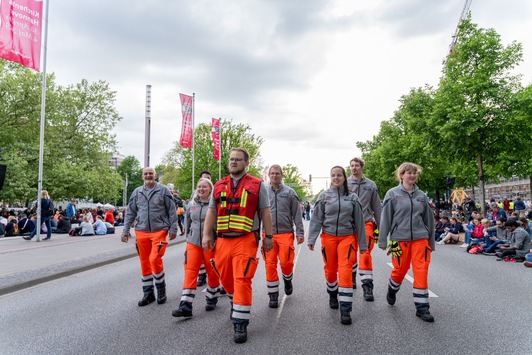 Kirchentags-Einsatz der Johanniter: 10.000 mutige, starke und beherzte Stunden