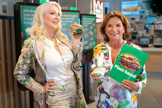 Früher Beef, heute Plant-based / Fünf Städte, zwei legendäre TV-Queens, eine einmalige Kreativkampagne: Burger King® startet seine Plant-based Revolution