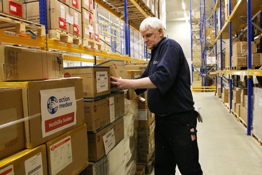 action medeor bereitet Hilfslieferungen für den Sudan vor