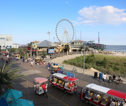 Der Steel Pier in Atlantic City, New Jersey / Ein Wahrzeichen im Wandel der Zeit
