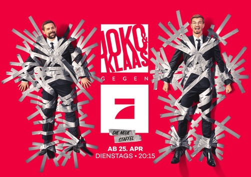 Herbert Grönemeyer, Kai Pflaume, Nina Chuba und „Bully“ Herbig spielen für ProSieben: Fünf neue Folgen „Joko & Klaas gegen ProSieben“ ab Dienstag, 25. April