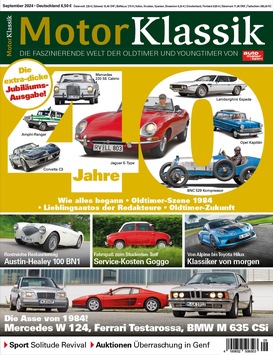 Motor Klassik feiert Geburtstag / 40 Jahre Leservergnügen für Oldtimer-Fans