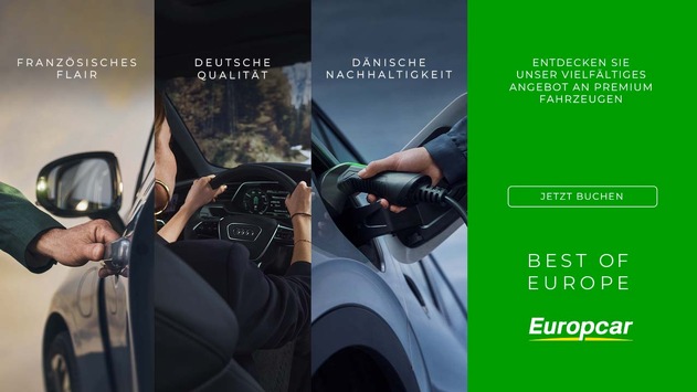 Europcar feiert 75. Geburtstag und startet als europäischer Marktführer Markenkampagne “Best of Europe”