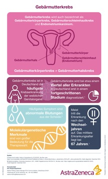 Gebärmutterkrebs: Erhöhtes Risiko vor allem bei Frauen nach der Menopause / Risikofaktoren und Symptome für jede dritte Frau über 50 Jahre in Deutschland unklar