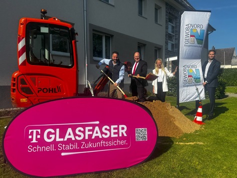 Mehr Glasfaser für Mieter in Schleswig-Holstein: GEWOBA Nord und Telekom unterzeichnen Kooperationsvertrag