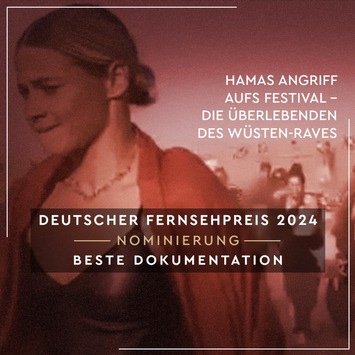 <div>NOMINIERUNG FÜR DEN DEUTSCHEN FERNSEHPREIS DER BEETZ BROTHERS-DOKU „HAMAS-ANGRIFF AUFS FESTIVAL