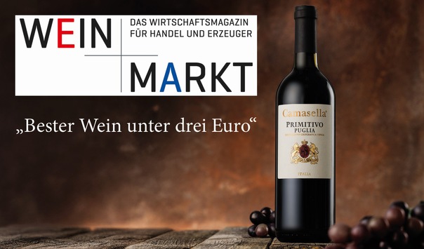 Bester Geschmack zu kleinem Preis: Süditalienischer Rotwein von NORMA zum Testsieger gekürt / Platz eins in der Kategorie 