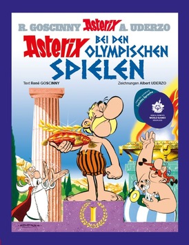 Asterix und Obelix mit Sonderausgabe bei den Special Olympic World Games