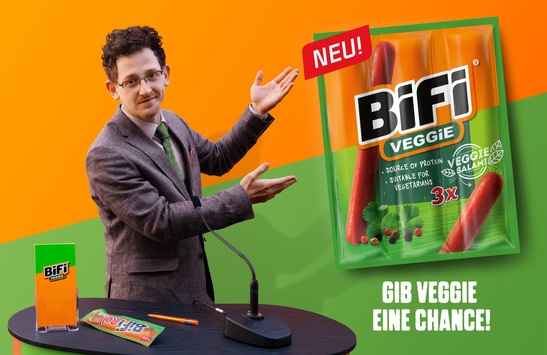 BiFi Veggie: Der Snackhersteller erweitert sein Sortiment um vegetarische Alternativen