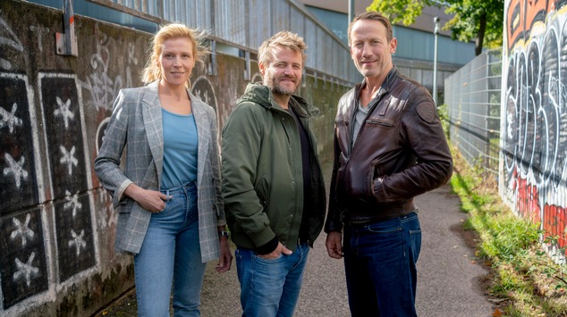 Dreh für neuen NDR „Tatort“ mit Wotan Wilke Möhring und Franziska Weisz