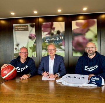 Rheingas wird Namenssponsor der Elephants Grevenbroich - Basketballteam der ersten Regionalliga West startet ab September 2026 als "Rheingas Elephants Grevenbroich"