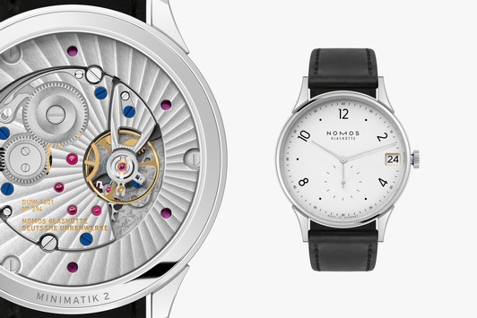 Uhrenmanufaktur NOMOS Glashütte gewinnt Capital Watch Award / Minimatik 39 Datum als beste Luxusuhr bis 5.000 Euro ausgezeichnet