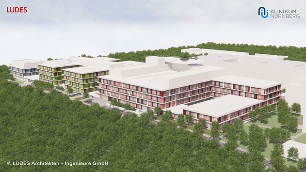 252,56 Mio. Euro für neues Notfallzentrum am Klinikum Nürnberg, Campus Süd