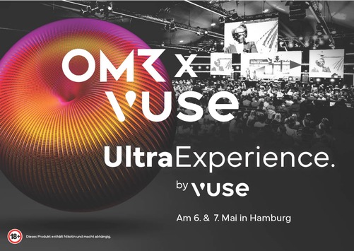 900 Quadratmeter Markenerlebnis: Vuse und glo(TM) kündigen immersiven Mega-Stand auf der OMR 2025 an