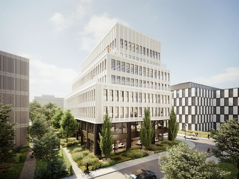 Düsseldorf: Richtfest für 6.000 m² neue Bürowelten in Golzheim