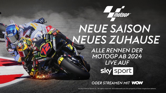 Die Heimat des Motorsports auch auf zwei Rädern: Sky Sport sichert sich langfristig die Live-Übertragungsrechte an der MotoGP(TM)