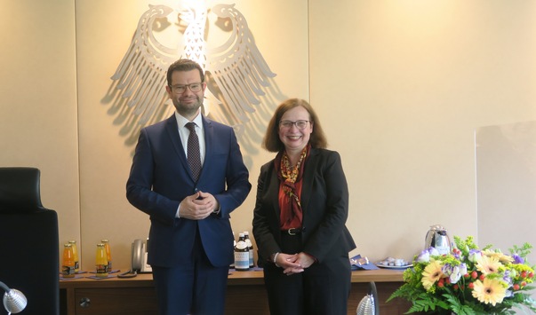 Justizminister Dr. Marco Buschmann besucht das Bundespatentgericht