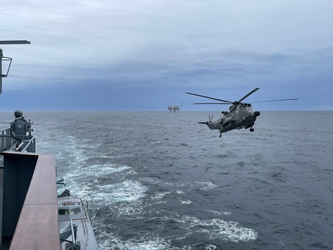 Deutsche Marine beteiligt sich am Schutz der kritischen maritimen Infrastruktur Norwegens