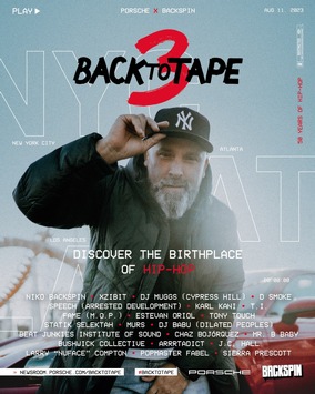 Back to Tape 3: Porsche feiert 50 Jahre Hip-Hop mit Film-Dokumentation