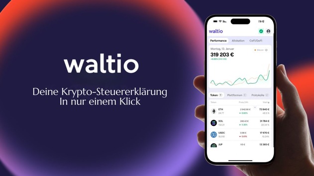 Krypto-Steuern werden Pflicht: Waltio startet in Deutschland mit 4-Minuten-Steuerreport