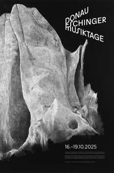Donaueschinger Musiktage: Künstler:innenplakat von Tacita Dean / Limitierte signierte Auflage zugunsten der Gesellschaft der Musikfreunde Donaueschingen