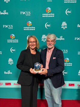 Deutsche Fernsehlotterie erhält Sonderpreis in der Kategorie 'Constructive Impact' des #ConstructiveWorldAward