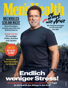 Arnold Schwarzenegger bei Men’s Health: „Ich trainiere, weil ich am Leben bleiben will.“