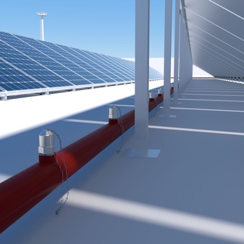 Minimax präsentiert PVProtect / Das erste VdS-anerkannte Löschsystem für Dachflächen mit Photovoltaikanlagen / Premiere des brandneuen Wasserlöschsystems auf den VdS-BrandSchutzTagen