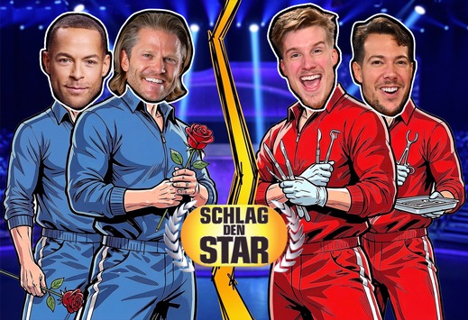 "Wenn's wehtut, sind zwei Ärzte vor Ort!"- Dr. Rick und Dr. Nick wollen am Samstag, 24. Oktober, bei "Schlag den Star" Paul Janke und Andrej Mangold verarzten