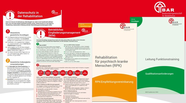 Neue Fachpublikationen der BAR zu Rehabilitation und Teilhabe