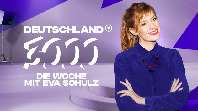 SWR / „Deutschland3000 – Die Woche mit Eva Schulz“ / Ab 16. März in der ARD Mediathek