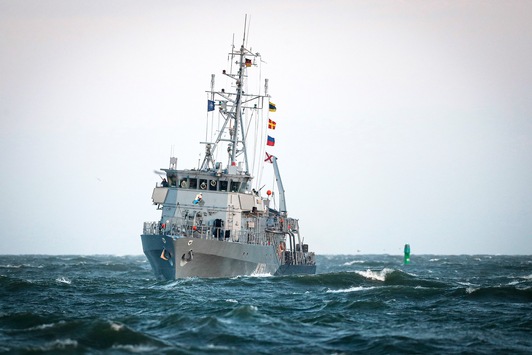 16 Häfen in fünf Monaten - / Minenjagdboot "Bad Bevensen" nach NATO-Einsatz wieder zuhause