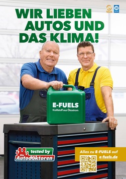 Deutschlandweiter Start für: Die Autodoktoren tanken E-Fuels
