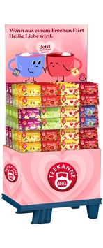 Pressemitteilung: TEEKANNE sorgt zum Valentinstag für Verführerische Teemomente am POS