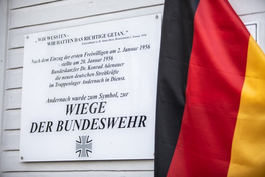 Krahnenberg-Kaserne Andernach / Wiege der Bundeswehr zum „Ort der Demokratiegeschichte“ ernannt