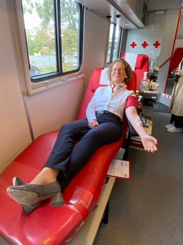 „Spende Blut, rette Leben“ –  Blutspenden-Aktion des Ministeriums für Heimat, Kommunales, Bau und Digitalisierung des Landes Nordrhein-Westfalen und des DRK-Blutspendedienst West